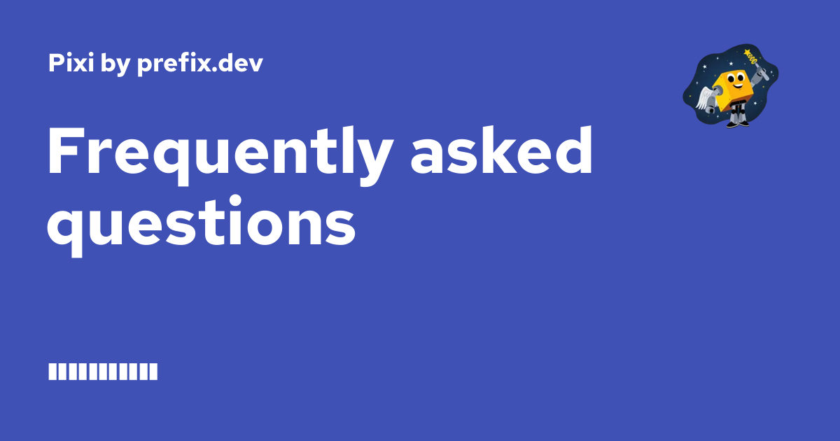 Frequently asked questions - Pixi by prefix.dev